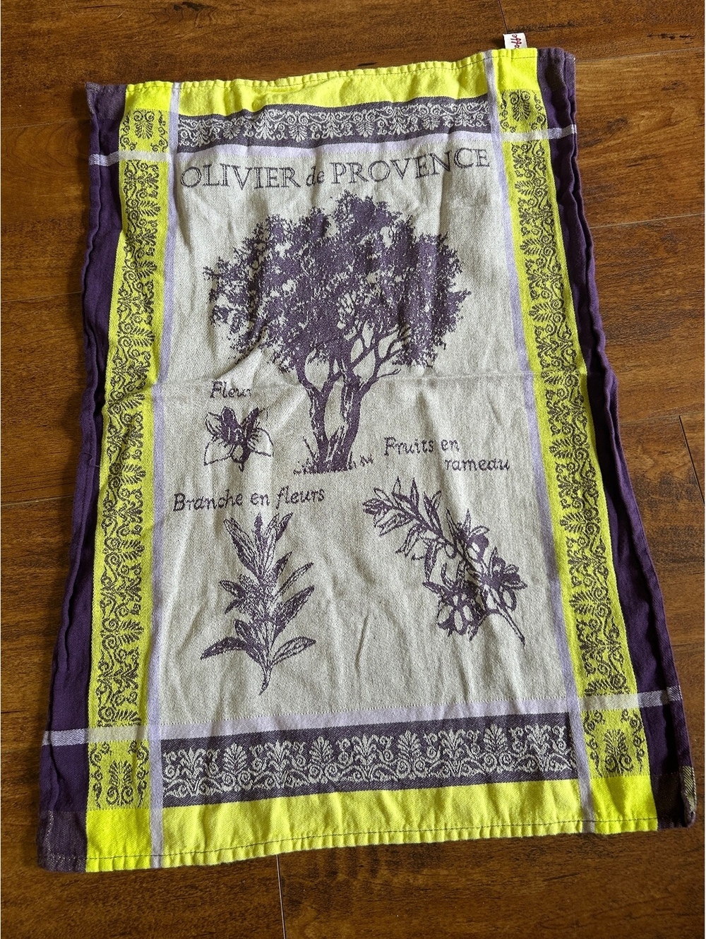 Sud étoffe Olivier de Provence Decorative Kitchen Towel
